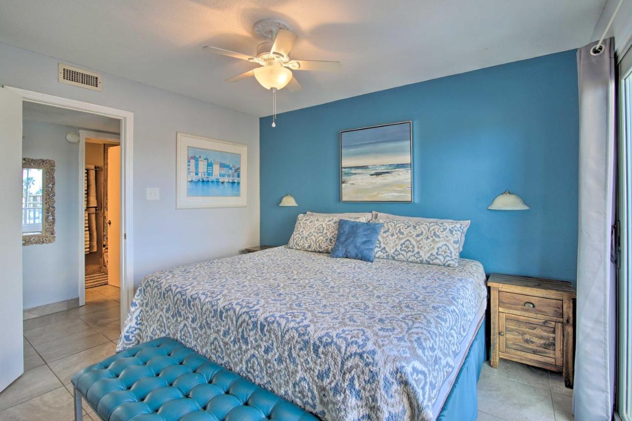 Sunny Oceanfront Condo On South Padre Island Beach Bagian luar foto