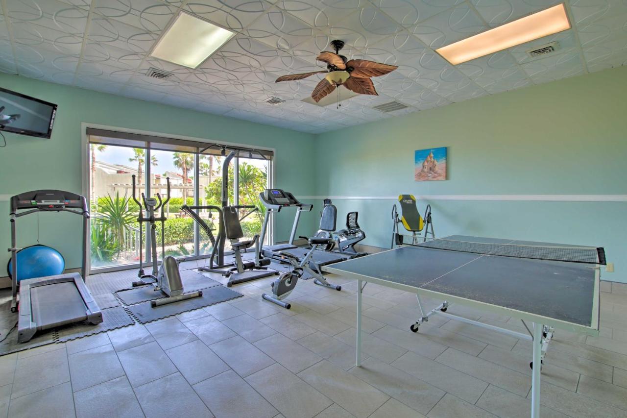 Sunny Oceanfront Condo On South Padre Island Beach Bagian luar foto